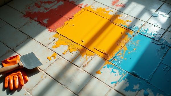 Comment enlever la peinture acrylique sur votre carrelage rapidement ?