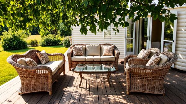 Top 5 terrasses pour mobil-home alliant confort et esthétique