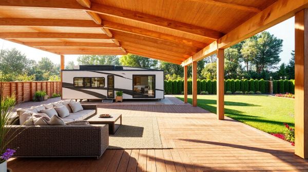 Top 5 terrasses pour mobil-home alliant confort et esthétique